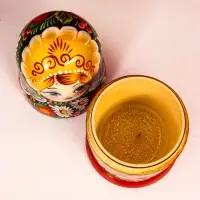 Матрёшка деревянная &laquo;Ягодка&raquo;, чёрный платок, 7-кукольная, 22 см, МИКС