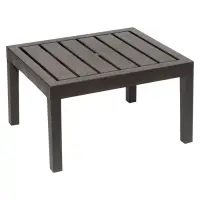 Стол садовый &laquo;Рейки&raquo;, пластик, 55&times;65&times;38 см, мокко