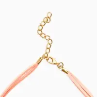 Набор детский &laquo;Выбражулька. Космос&raquo;, 3 предмета: бусы, пусеты, кольцо, розовый, золотой