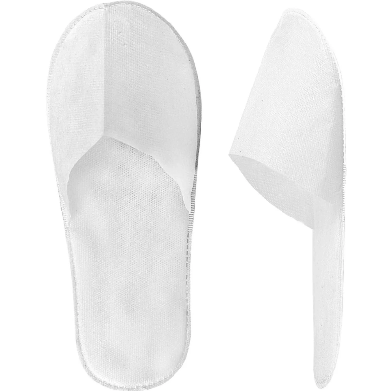Тапочки одноразовые Антикризисные Ультра с закрытым мысом,белые №1,250шт/уп