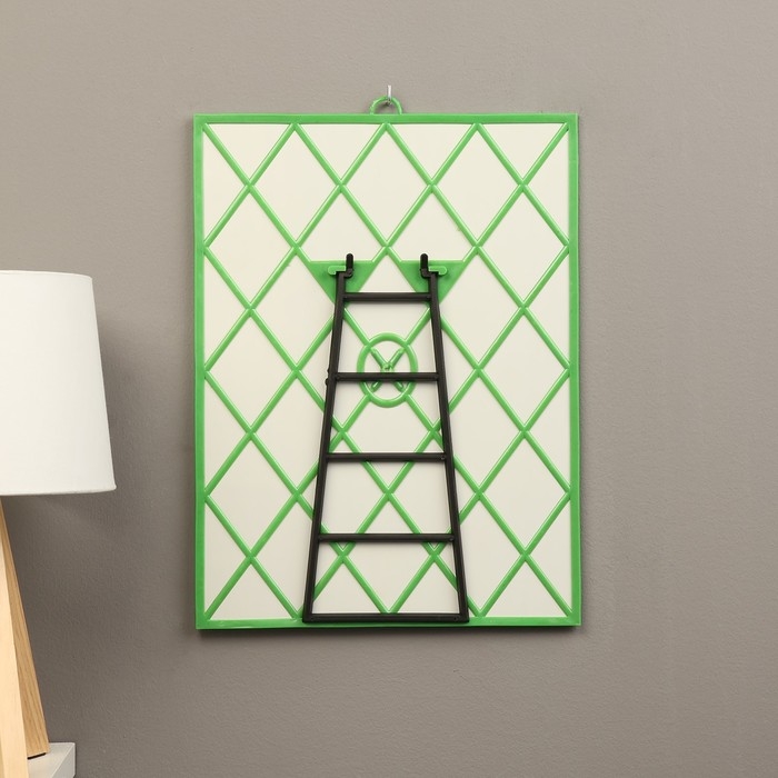 Зеркало интерьерное настенное, акрил, 30 х 40 см, зеленое