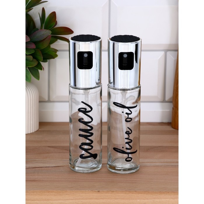 Набор распылителей для масла и уксуса «Oil», 2 шт х 100 мл Набор распылителей для масла и уксуса «Oil», 2 шт х 100 мл