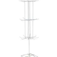 Вертушка, 3 яруса по 8 крючков, 20&times;20&times;61 см, белая