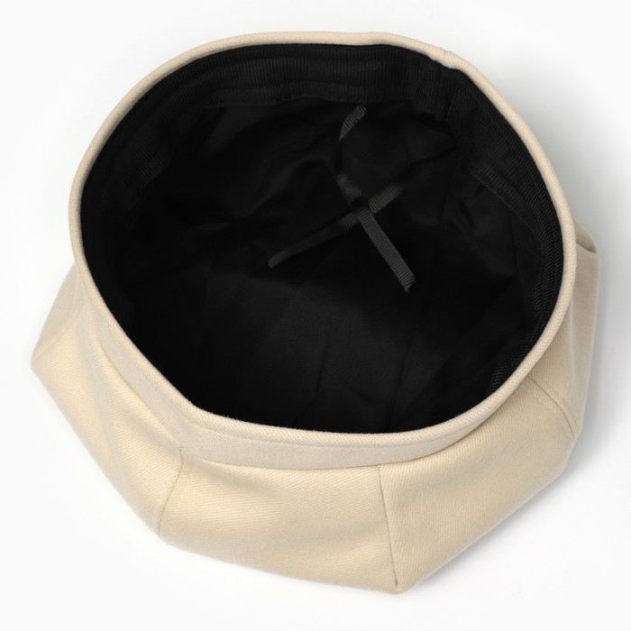 Берет, песочный, р-р 56 см