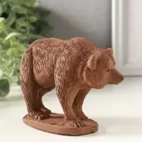 Фигурка гипс &laquo;Медведь идет&raquo;, 9&times;12&times;6 см