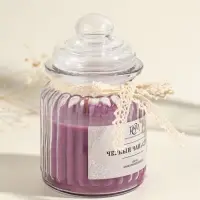 Ароматическая свеча в банке &laquo;Чёрный чай и слива&raquo;, 180 г, 45 ч