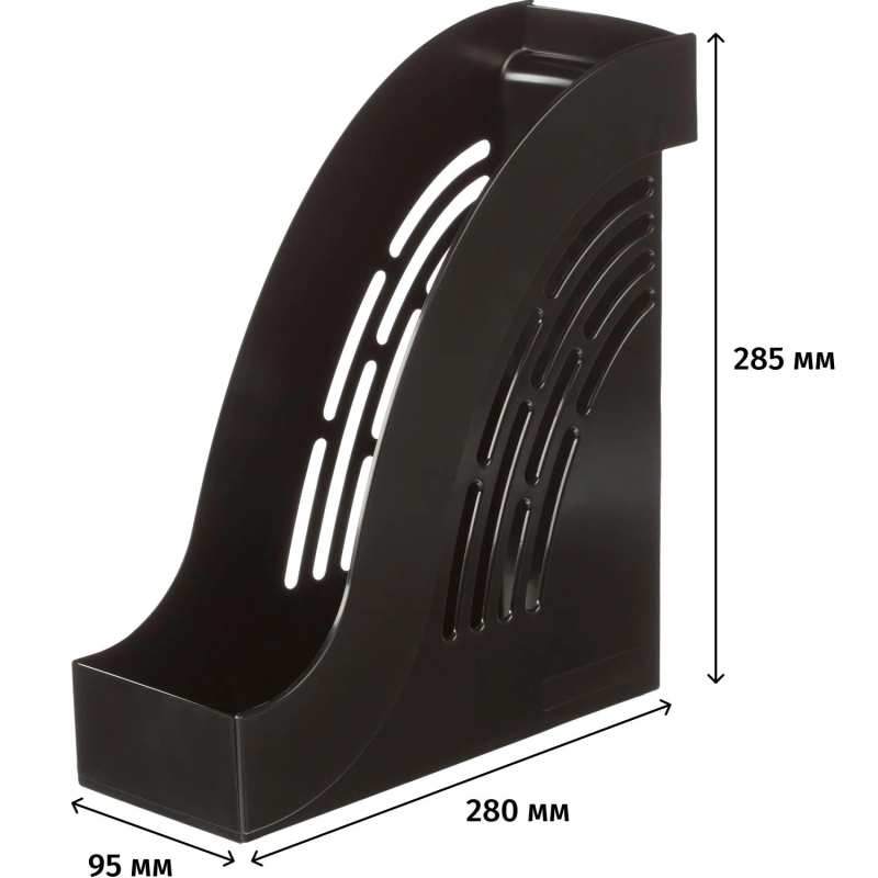 Лоток вертикальный ATTACHE 95мм черный 2 шт/у