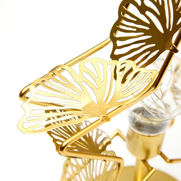 Ночник  Ночник "Звезда" LED от батареек 3хАА золото 22х11х28 см RISALUX