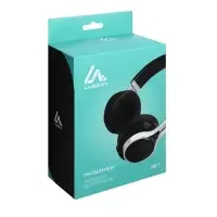 Наушники беспроводные, накладные, Luazon RX-1, Bluetooth 4.2, с микрофоном, с подсветкой LED, microSD, FM, 250 мАч, красные