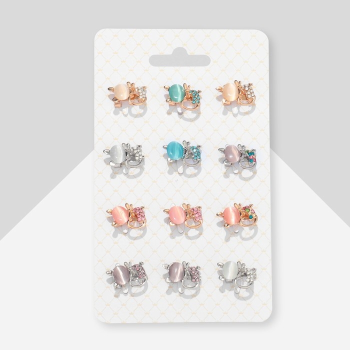 Брошь «Кошечка» ассорти, цвет МИКС (неделимая фасовка 12 шт., цена за шт.) Брошь «Кошечка» ассорти, цвет МИКС (неделимая фасовка 12 шт., цена за шт.)