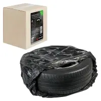 Пакеты для колес R12-21 PRO, 100шт в коробке, 110x110см, ПНД повыш.прочн. 17мкм, черн.