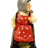 Садовая фигура из полистоуна &laquo;Бабушка с гусем&raquo;, 10&times;10&times;20 см, Greengo