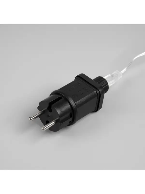 Гирлянда &laquo;Нить&raquo; 100 м роса, IP44, серебристая нить, 1000 LED, свечение мульти, 18 В