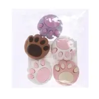 Набор фигурных ластиков Calligrata &laquo;Лапка&raquo;, 5 штук, МИКС