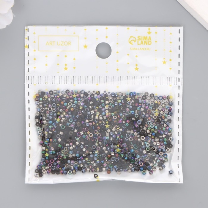 Бисер стекло 12/0 Бисер стекло 12/0 "Перламутр. Радужное ассорти" 10 гр