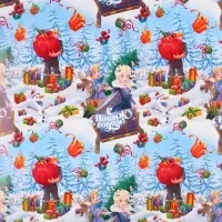 Бумага упаковочная &laquo;Новый год&raquo; 70&times;100 см, Холодное сердце