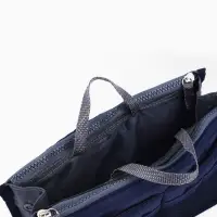 Косметичка-органайзер дорожная, на молниях, с ручками, карманами, синяя