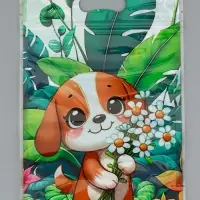 Пакет подарочный, с zip-lock застежкой &laquo;Букет ромашек&raquo;, 15&times;23&plusmn;1 см