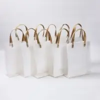 Пакеты подарочные с белой бумагой тишью, набор 10 шт., 20&times;8&times;25 см