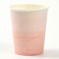Стакан одноразовый бумажный «Розовая керамика», 250 мл Стакан одноразовый бумажный «Розовая керамика», 250 мл
