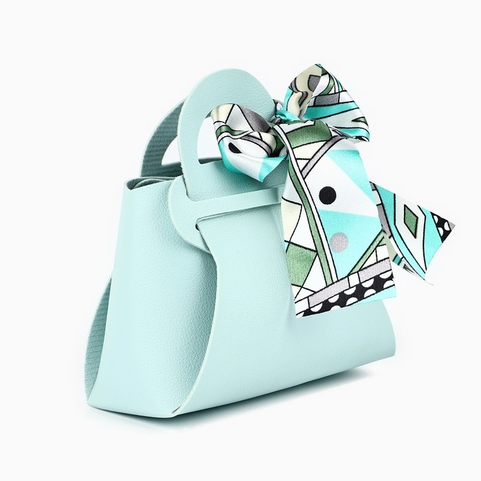 Сумочка подарочная «Тиффани», 12 х 13 х 5.5 см Сумочка подарочная «Тиффани», 12 х 13 х 5.5 см