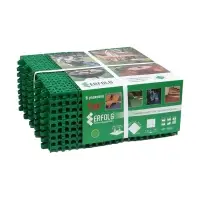 Универсальное покрытие для садовых дорожек ERFOLG H&G, 33&times;33 см, набор, 9 шт., зелёное