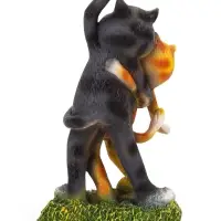 Садовая фигура из полистоуна &laquo;Кошки&raquo;, 18&times;12&times;32 см