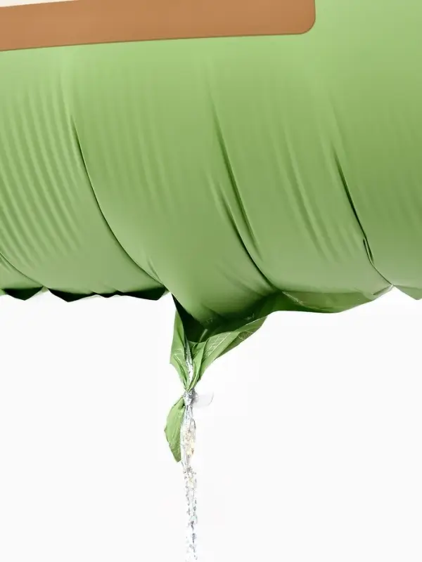 Воздушный шар фольгированный 35" "Гитара" цвет зеленый