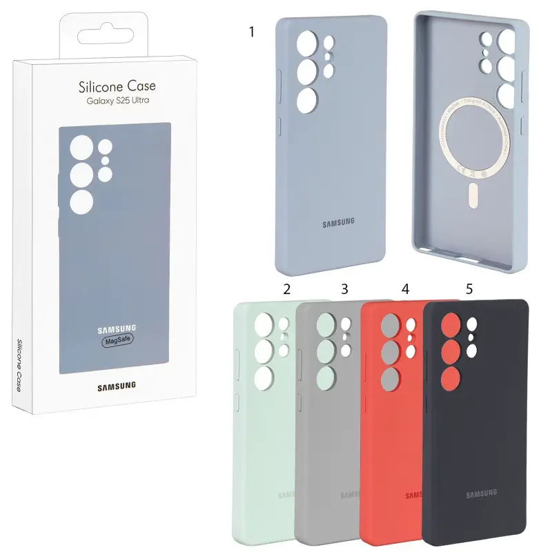 Чехол для Samsung S25 Ultra Silicone Case c MagSafe