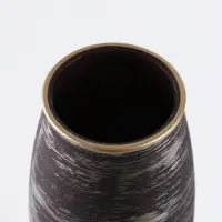 Ваза &laquo;Эстетика&raquo;, h=25 см, стекло, шоколад