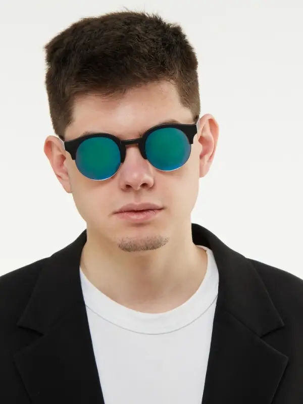 Очки солнцезащитные &laquo;OneSun. Панто&raquo;, uv 400, линза 4.7&times;4.1 см, синие