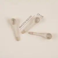 Набор чайных ложек SL Home &laquo;Виенто&raquo;, 10.5&times;2.8 см, 3 шт., керамика, бежевый