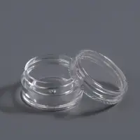 Органайзер для хранения мелочей, 12 баночек, 12&times;9&times;2 см, d=2.8&times;1.5 см, 2 мл, прозрачный