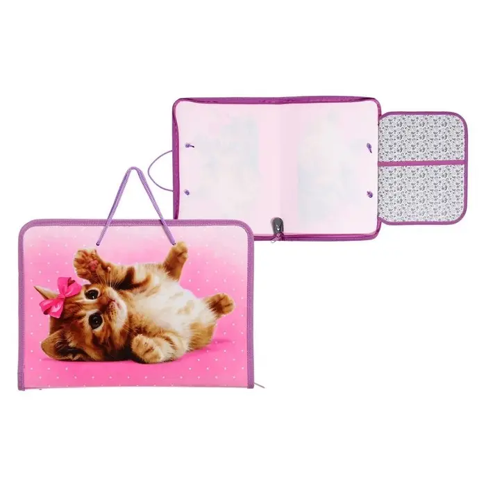 Папка для труда, А4, пластиковая, 32.5&times;23&times;2.5 см &laquo;Самая милая&raquo;