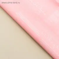 Пленка двусторонняя, для цветов, 58×58 см, розово-серая