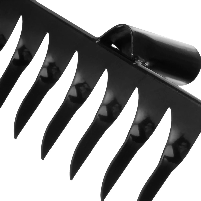 Грабли стальные, 12 витых зубьев, без черенка