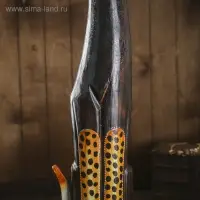 Сувенир "Кошка с леопардовыми лапками" дерево 7х16х100 см