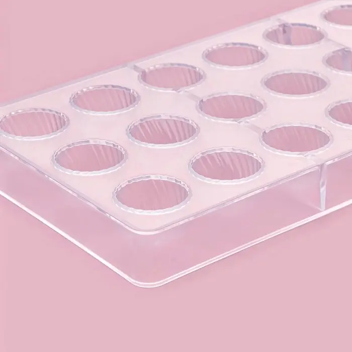 Форма для конфет шоколада KONFINETTA &laquo;Комильфо&raquo;, 28&times;14 см, 21 ячейка, пластик, прозрачная