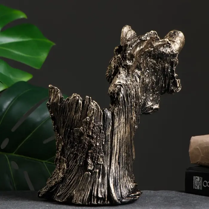 Подставка для бутылки &laquo;Тигр&raquo;, под бронзу, 16&times;18&times;24 см