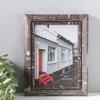 Фоторамка пластик 13х18 см "Моррис" тёмно-коричневый 23х18х2 см