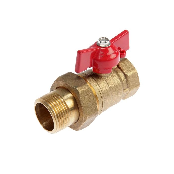 Кран шаровой Кран шаровой "СТМ" Оптима, с американкой 3/4", бабочка