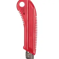 Нож канцелярский 18 мм, пластиковый, с роликовым фиксатором, TOP