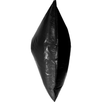 Мешки для мусора ПВД 120л 80мкм 10шт/рул черные 70x110см Luscan_СПБ