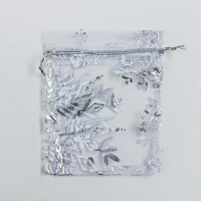 Мешочек подарочный органза &laquo;С Новым годом!&raquo;, 10&times;12 см &plusmn; 1.5 см