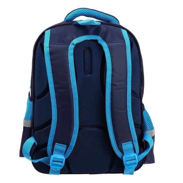 Рюкзак каркасный школьный, 39 х 30 х 14 см, Calligrata "Собачка"