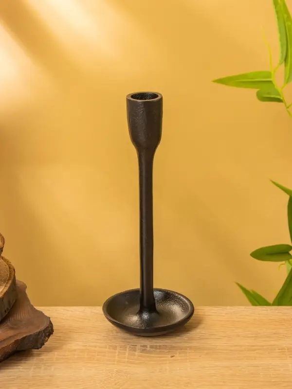 Подсвечник «Полночь», 8×8×20 см, алюминий Подсвечник «Полночь», 8×8×20 см, алюминий