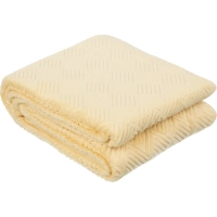 Плед микрофибра Luscan, фактура бежевый 150x200