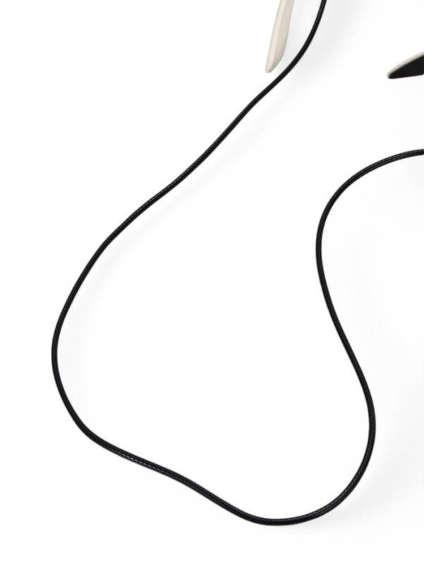 Шнурок для очков на шею 70 см силиконовый, черный Шнурок для очков на шею 70 см силиконовый, черный