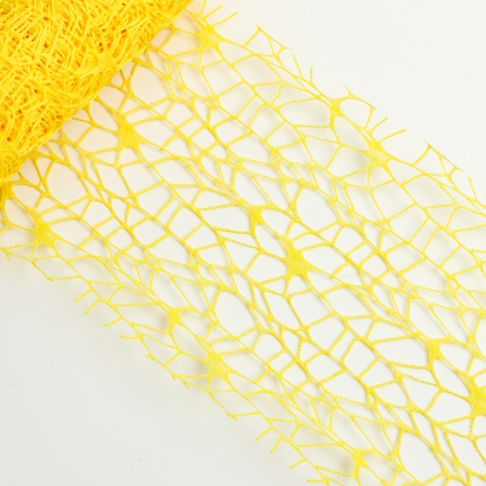 Сетка для творчества  Сетка для творчества "Паутинка. Жёлтая" намотка 4,5 м 6х6х14 см