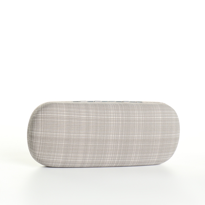 Футляр для очков на хлопушке, длина 16 см, цвет серый Футляр для очков на хлопушке, длина 16 см, цвет серый